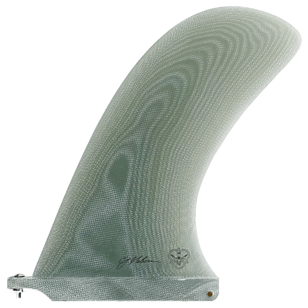Flying Diamonds - CJ Nelson - Cali Pivot - Clear Single Fin Flying Diamonds Clear 10"