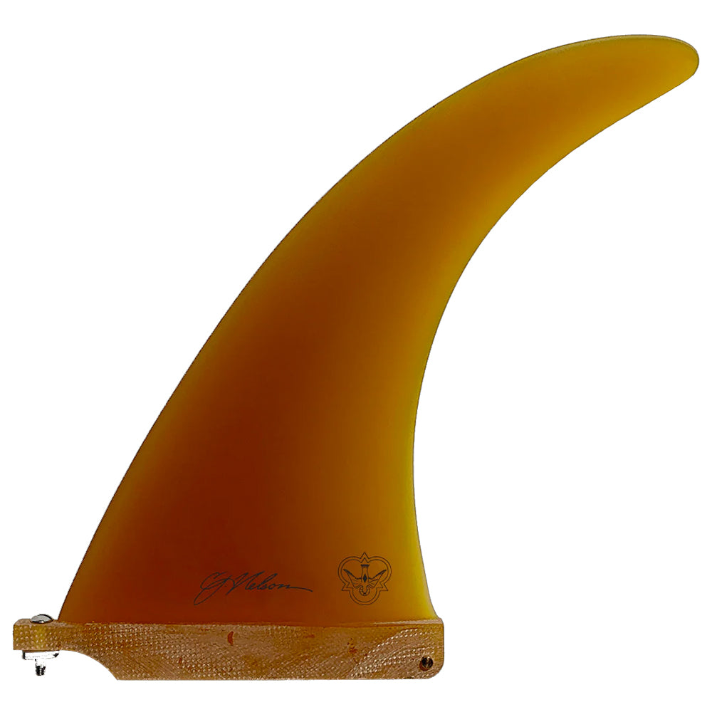 Flying Diamonds - CJ Nelson - Involvement - Amber Single Fin Flying Diamonds Amber 9"