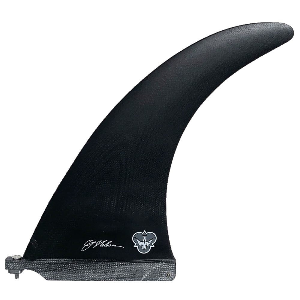 Flying Diamonds - CJ Nelson - Involvement - Black Single Fin Flying Diamonds Black 9"