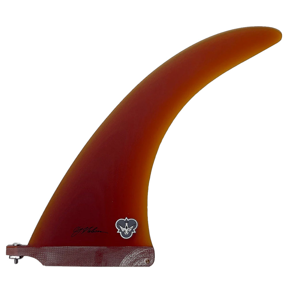 Flying Diamonds - CJ Nelson - Parallax - Amber Single Fin Flying Diamonds Amber 9.5"
