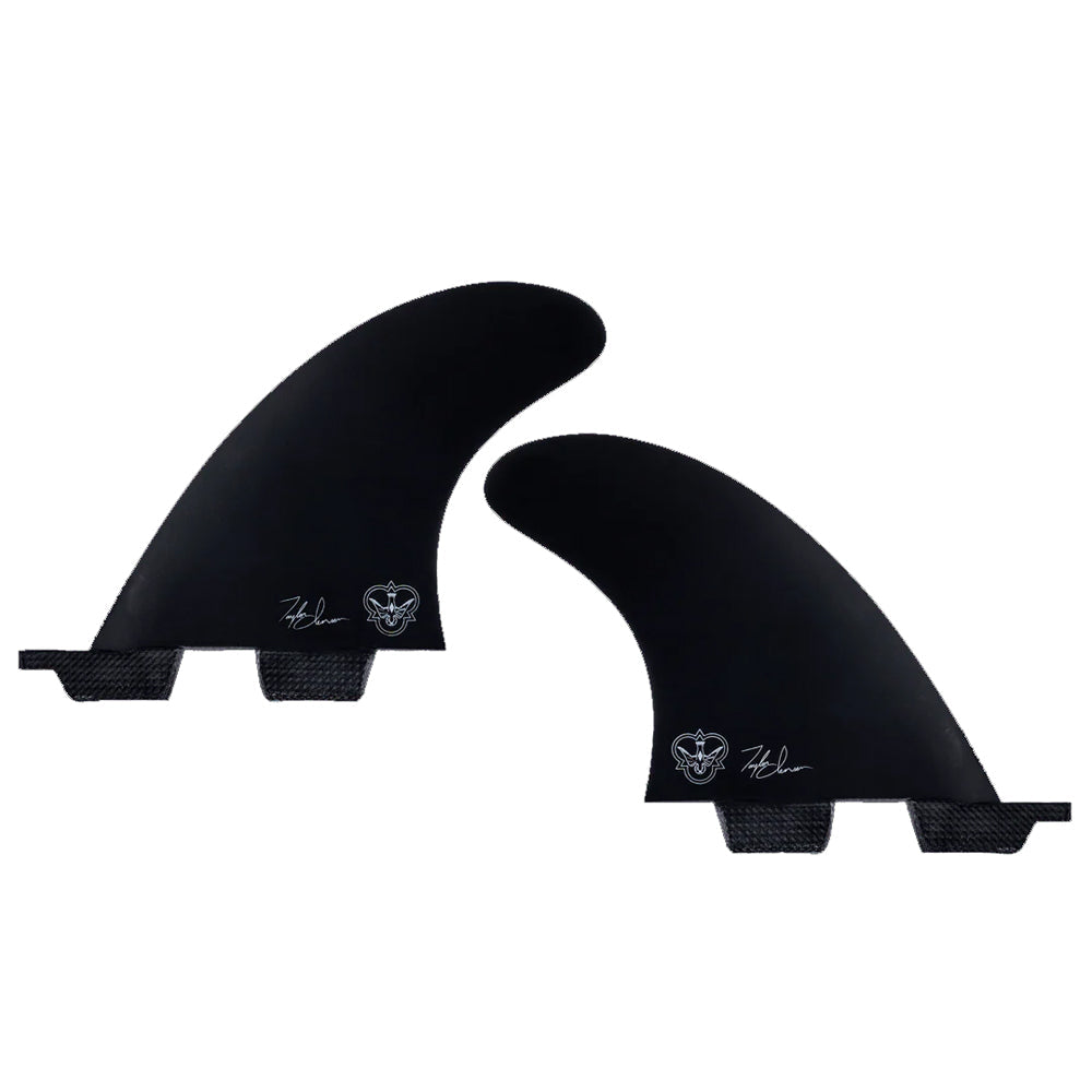 Flying Diamonds - Taylor Jensen - Edge Sides FCS II - Black Sidebite Flying Diamonds Black 3.75"