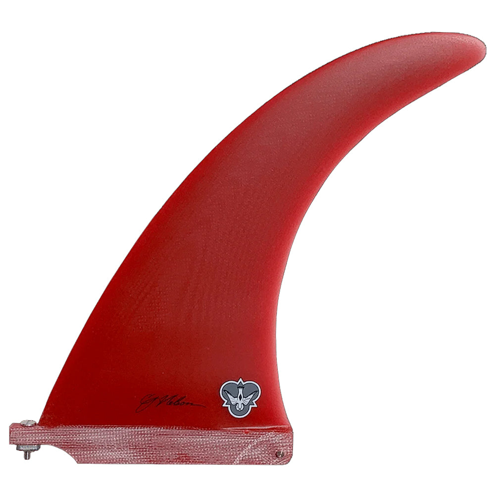 Flying Diamonds - CJ Nelson - Involvement - Red Single Fin Flying Diamonds Red 9"