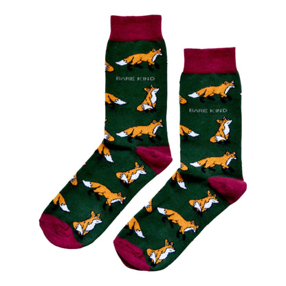 Save the Foxes Bamboo Socks Socks Bare Kind