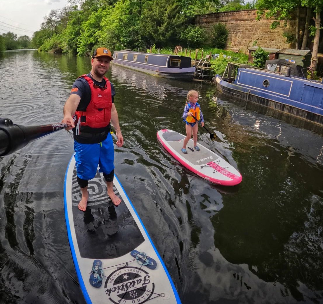 Kids 7’6 GromStick Inflatable Stand Up Paddle Board Package | Childs SUPs FatStick Boards