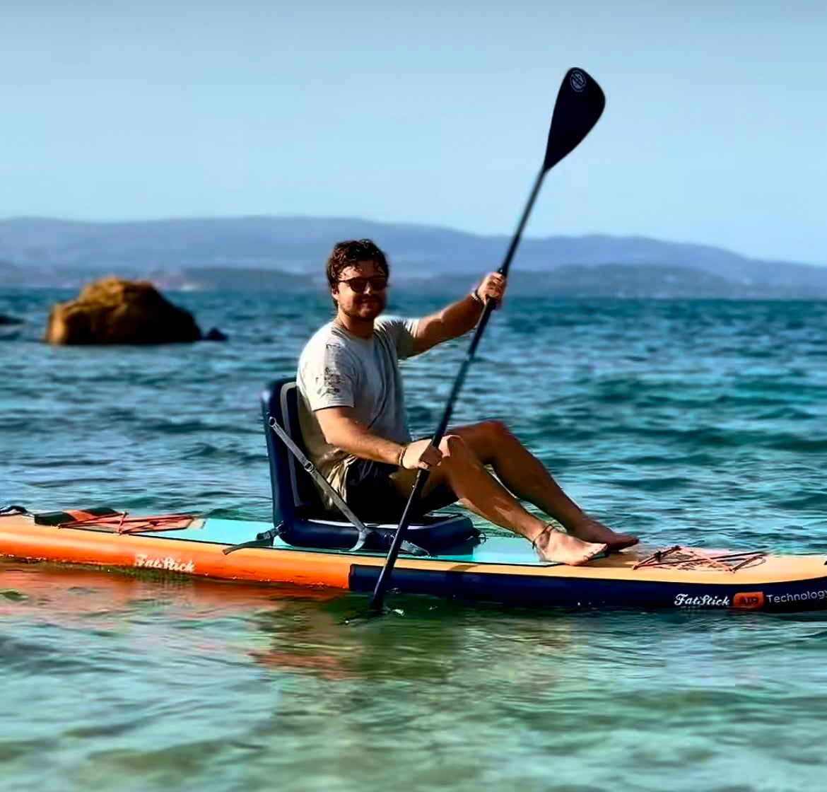 Adaptive Inflatable Paddle Board SUP Kayak Seat | Beach |Multi-Use Camping Chair FatStick Boards