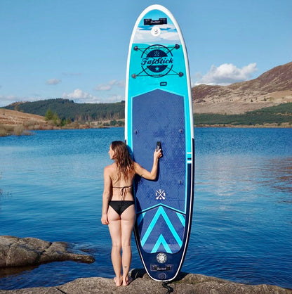 Pure Art 10'6 Inflatable Stand Up Paddle Board SUP Package | With SEAT SUPs FatStick Boards