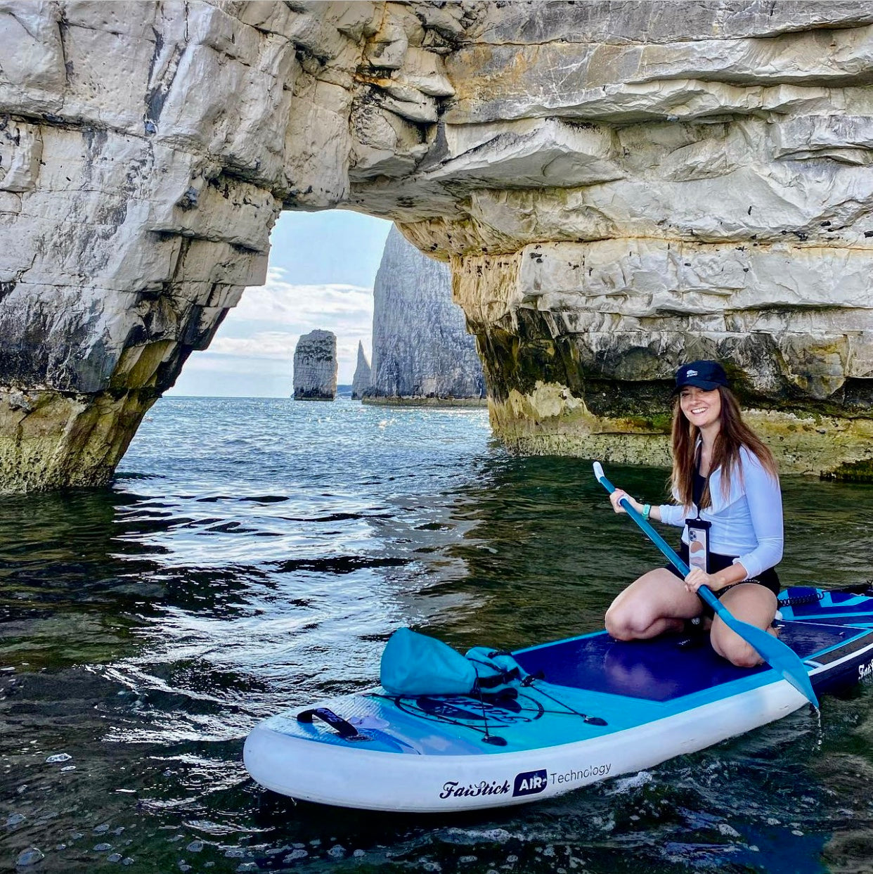 Pure Art 10'6 Inflatable Stand Up Paddle Board SUP Package | With SEAT SUPs FatStick Boards