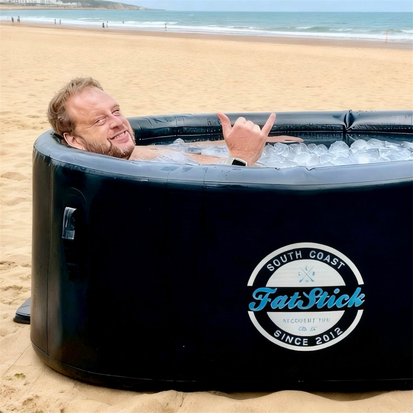Pro Cold Water Therapy Plunge Tub | Ice Bath | Drop Stitch | XL FatStick Boards