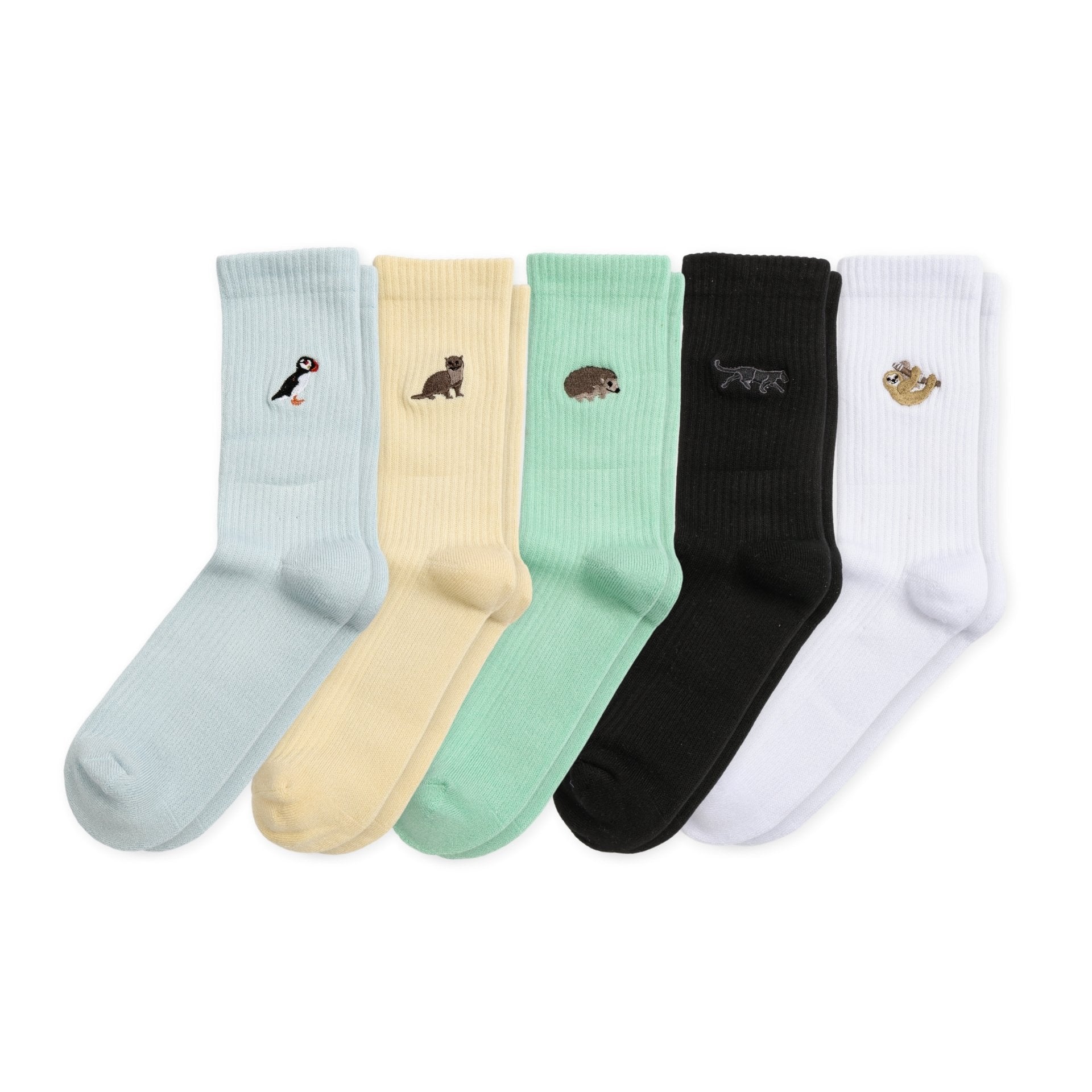 Full Ribbed Bundle 5 Pack Bamboo Sock Set Ribbed Socks Bare Kind