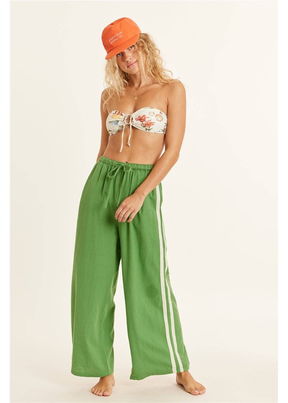 Sisstrevolution Walk the Line Pant ladies trousers Sisstrevolution Palma Green S