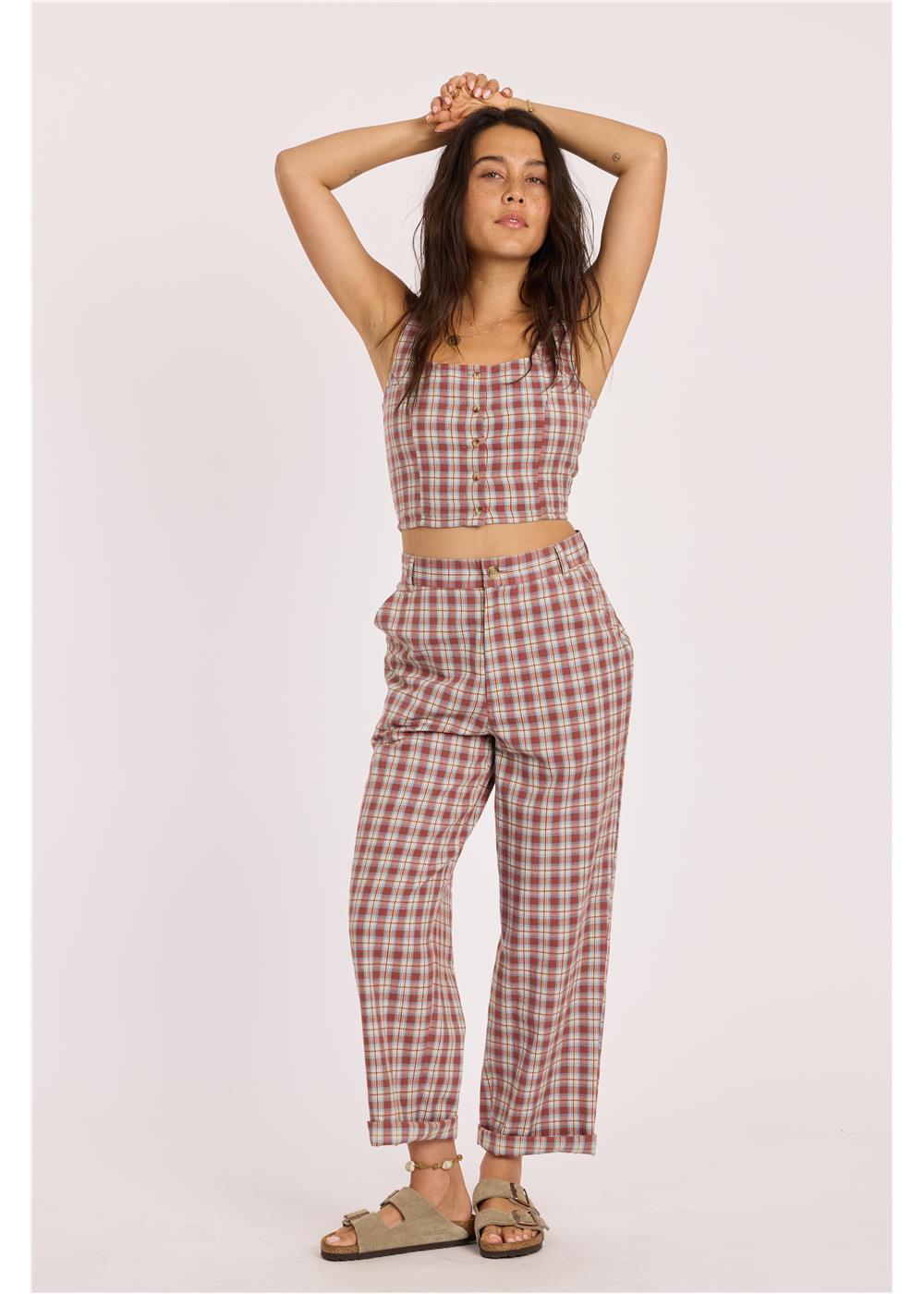 Sisstr Coastin Woven Pant ladies top Sisstr