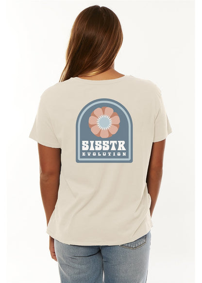 Sisstrevolution Blosom SS Knit Boyfriend Tee ladies tee Sisstrevolution