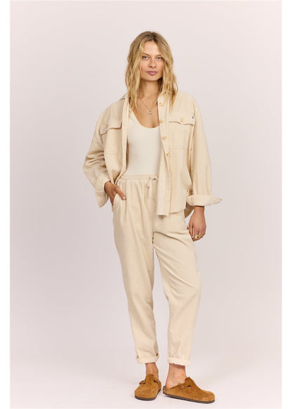 Sisstr After Hours Cord Shacket ladies jacket Sisstrevolution Sea Salt S