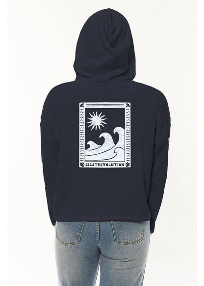 Sisstr High Seas Ls Crop Flc Hoodie ladies hood Vissla