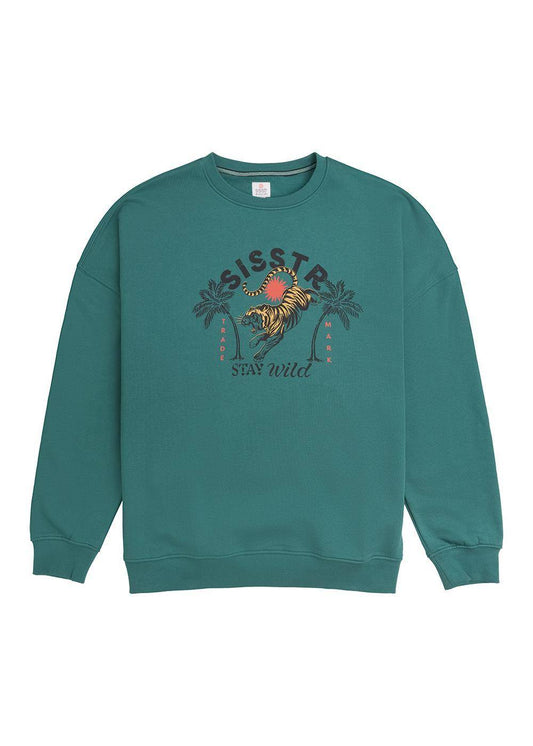Sisstr Stay Wild Crew Fleece ladies crew Sisstr
