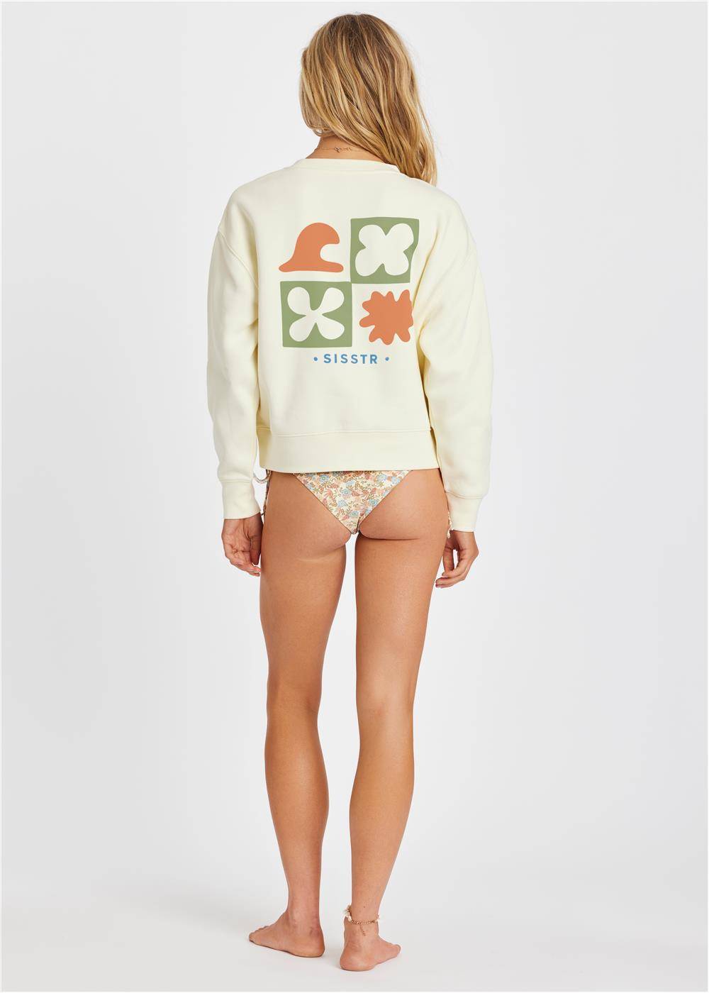 Sisstr Surf Long Sleeve Fleece Crew ladies crew Sisstrevolution