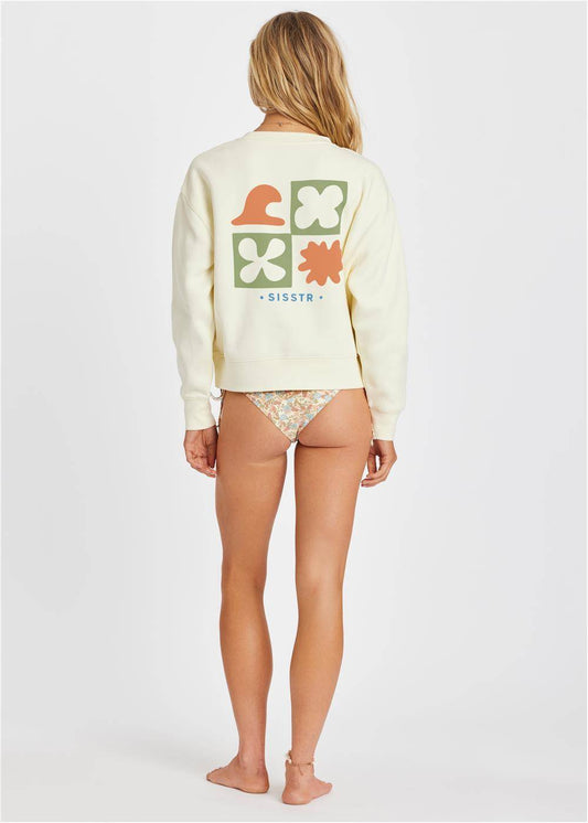 Sisstr Surf Long Sleeve Fleece Crew ladies crew Sisstrevolution