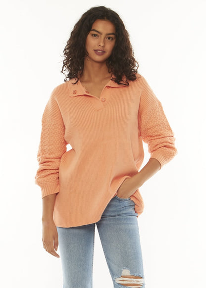 Sisstrevolution Flint Ls Sweater ladies sweater Sisstrevolution Sorbet XS