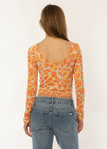 Sisstrevolution Skyscape LS Knit ladies top Sisstrevolution