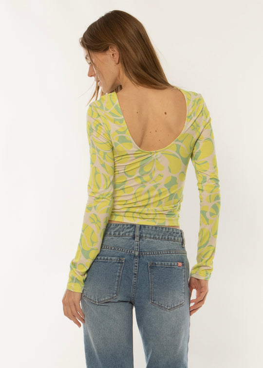 Sisstrevolution Skyscape LS Knit ladies top Sisstrevolution