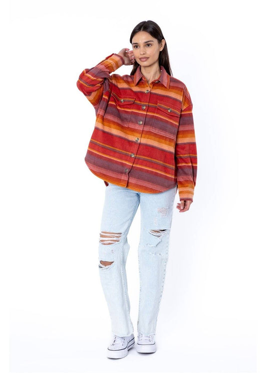 Sisstr Ensenada Ls Fleece ladies jacket Sisstrevolution Retro Red XS