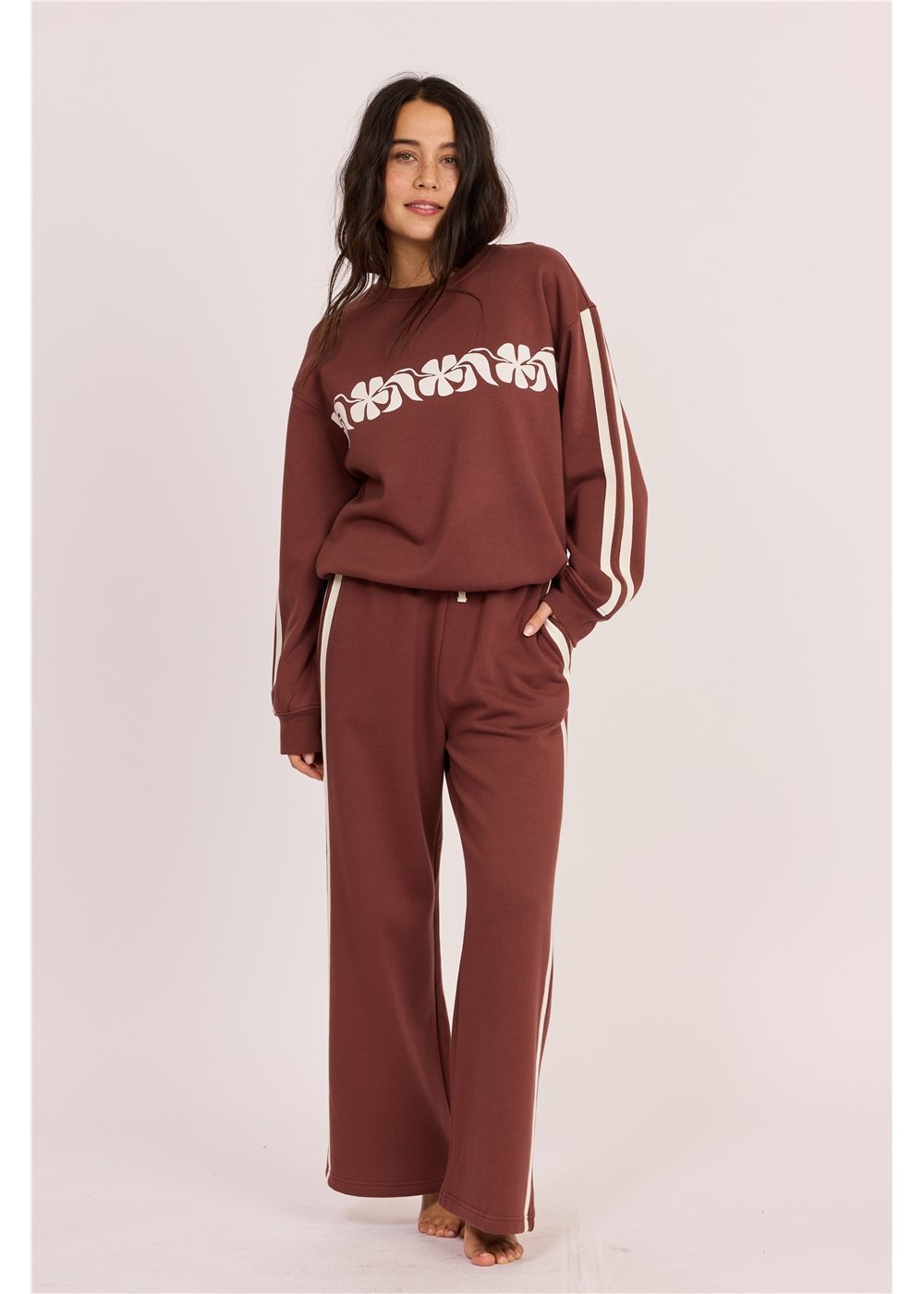 Sisstrevolution Sundown Fleece ladies sweater Sisstrevolution espresso XS