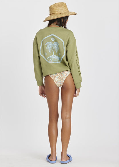 Sisstr Day Trip Ls Crew Fleece ladies crew Sisstrevolution