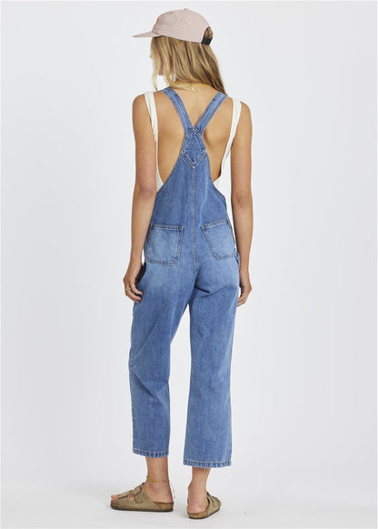 Sisstr Kick Back Woven Overall ladies jump suit Sisstrevolution