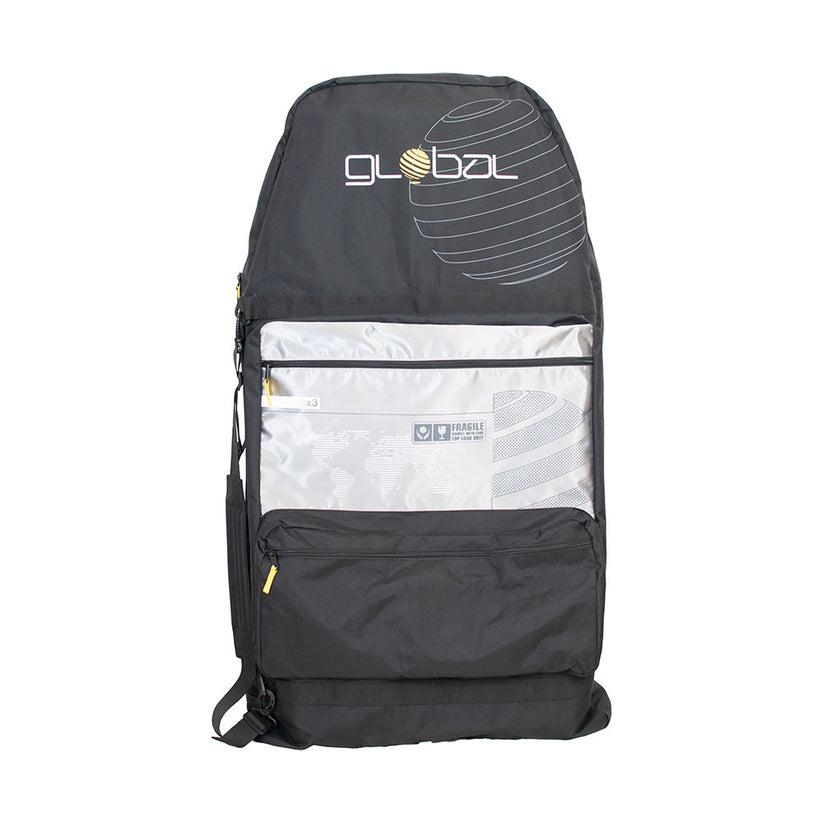 Global System S3 Bodyboard Bag (Three Board) bodyboard bag Global Black