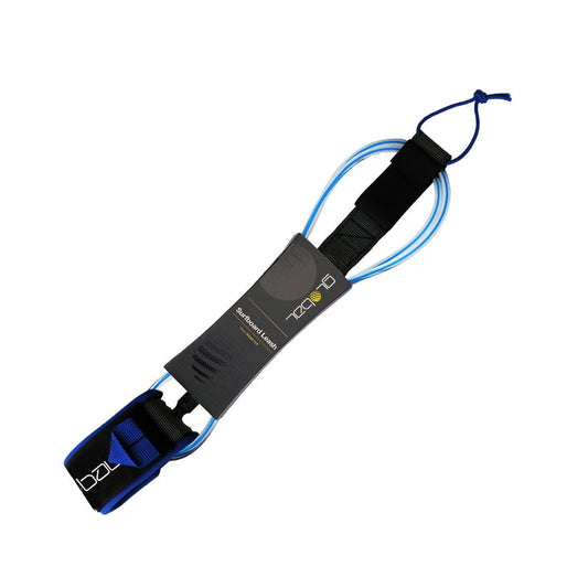 Global Surfboard Leash 8'0 Surf Leash Global Blue