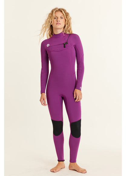 SISSTR 7 Seas 5/4 Chest Zip Wetsuit ladies wetsuits Sisstr Violet UK4