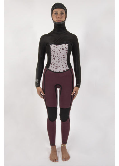 Sisstr 7 seas 5/4 Hooded Chest Zip Wetsuit ladies wetsuits Sisstr