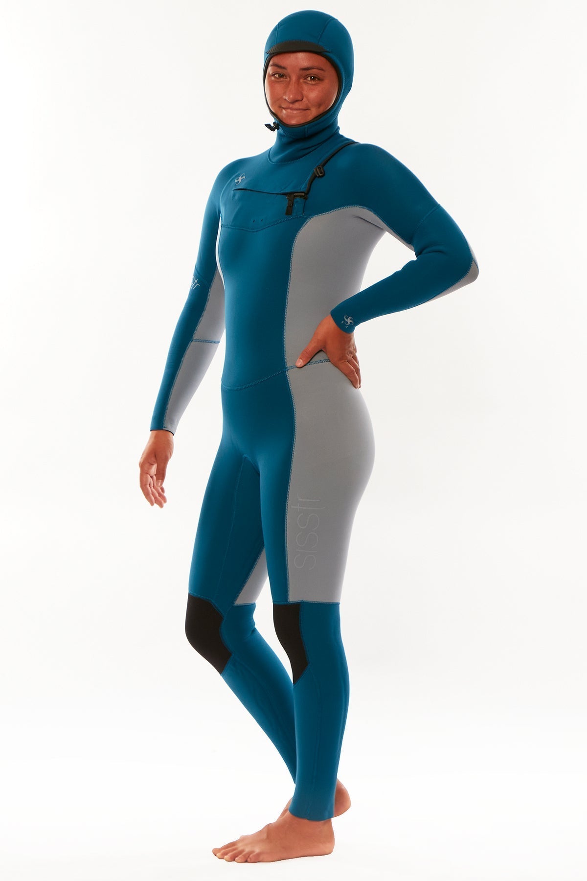 Sisstrevolution My seas 5/4 Hooded Chest Zip Full Wetsuits ladies wetsuits Sisstrevolution