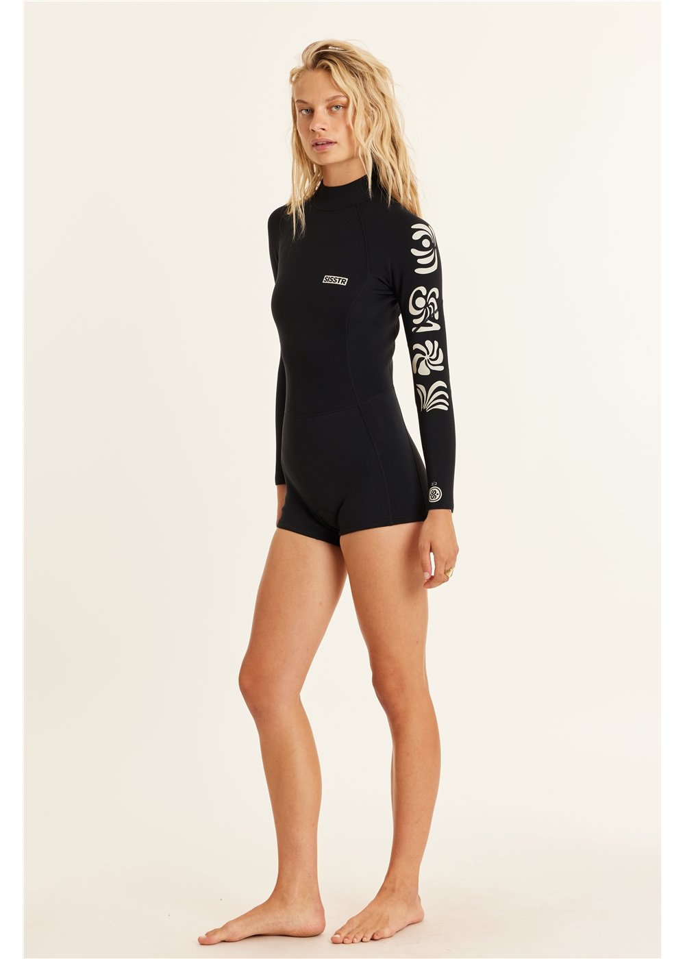Sisstr 2/2 Summer Seas L/S Wetsuits ladies wetsuits Sisstrevolution Black UK4
