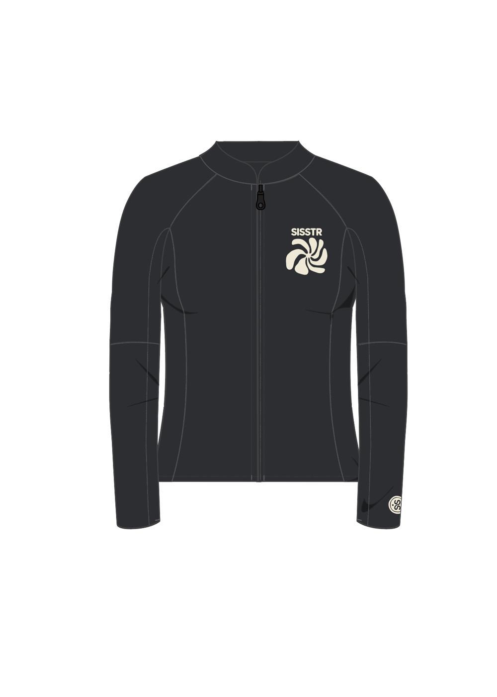 Sisstrevolution summer seas neoprene jacket ladies wetsuits Sisstrevolution Black UK10