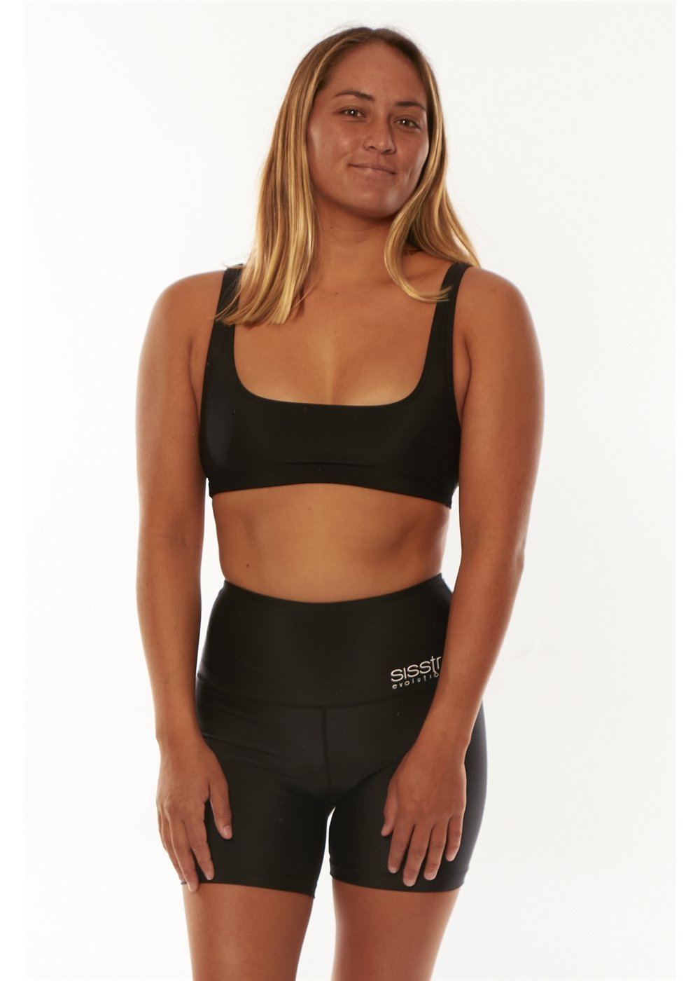 Sisstr Solid Leda Bralette Top swim top Sisstrevolution Black XS