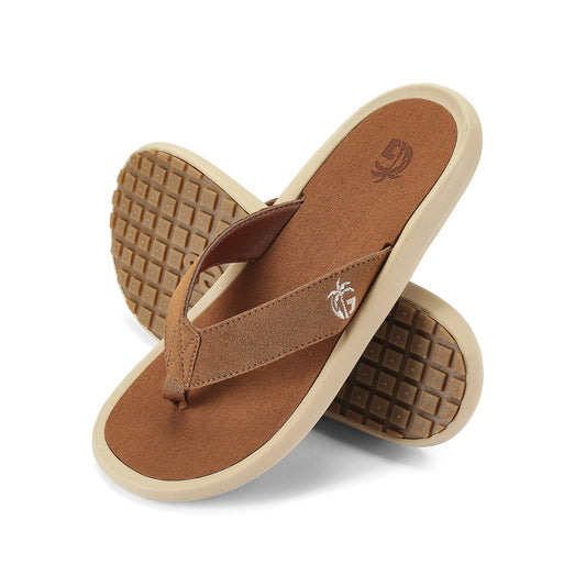 Noosa Flip-Flops - Men's - Latte Noosa Flip-Flops Gumbies