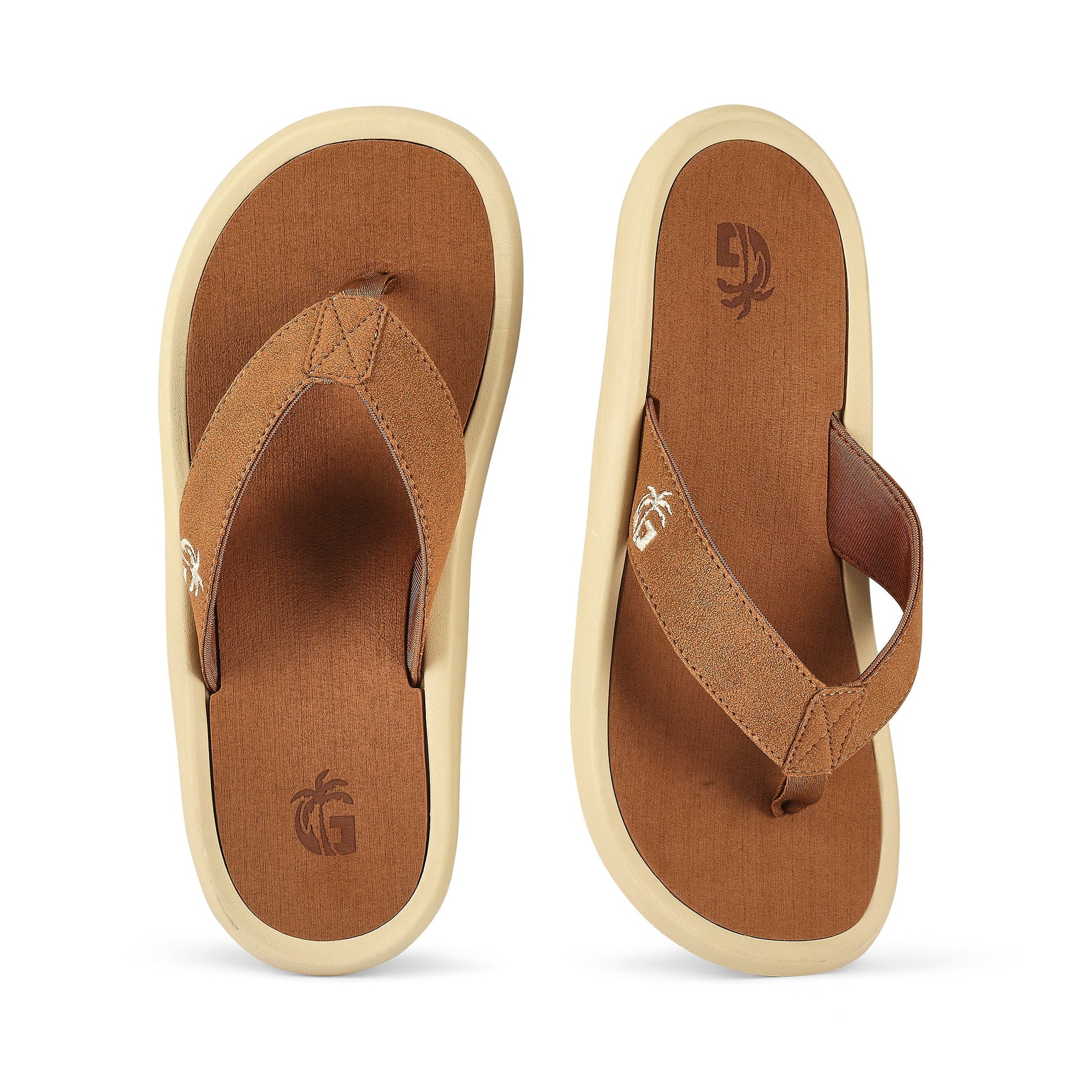 Noosa Flip-Flops - Men's - Latte Noosa Flip-Flops Gumbies