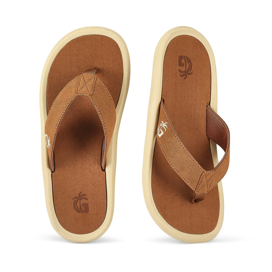 Noosa Flip-Flops - Men's - Latte Noosa Flip-Flops Gumbies