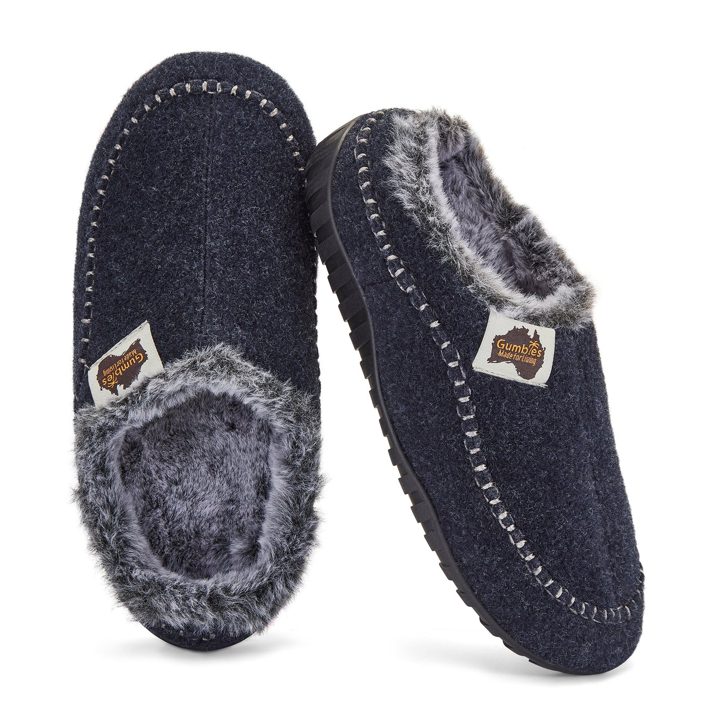Ossa Low - Men's - Navy & Grey Ossa Low Slippers Gumbies