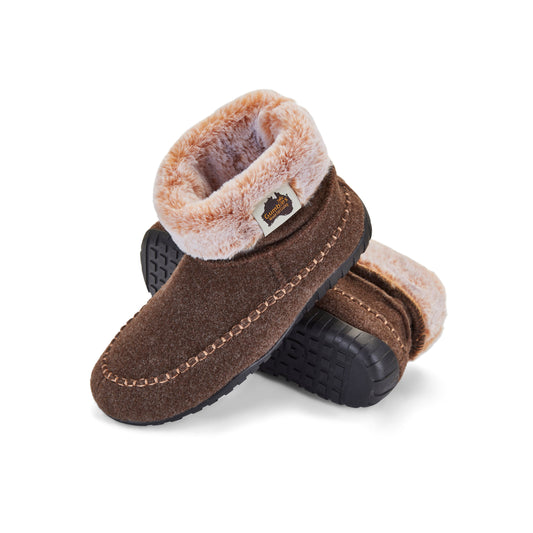 Ossa High - Women's - Chocolate & Cream Ossa High Slippers Gumbies
