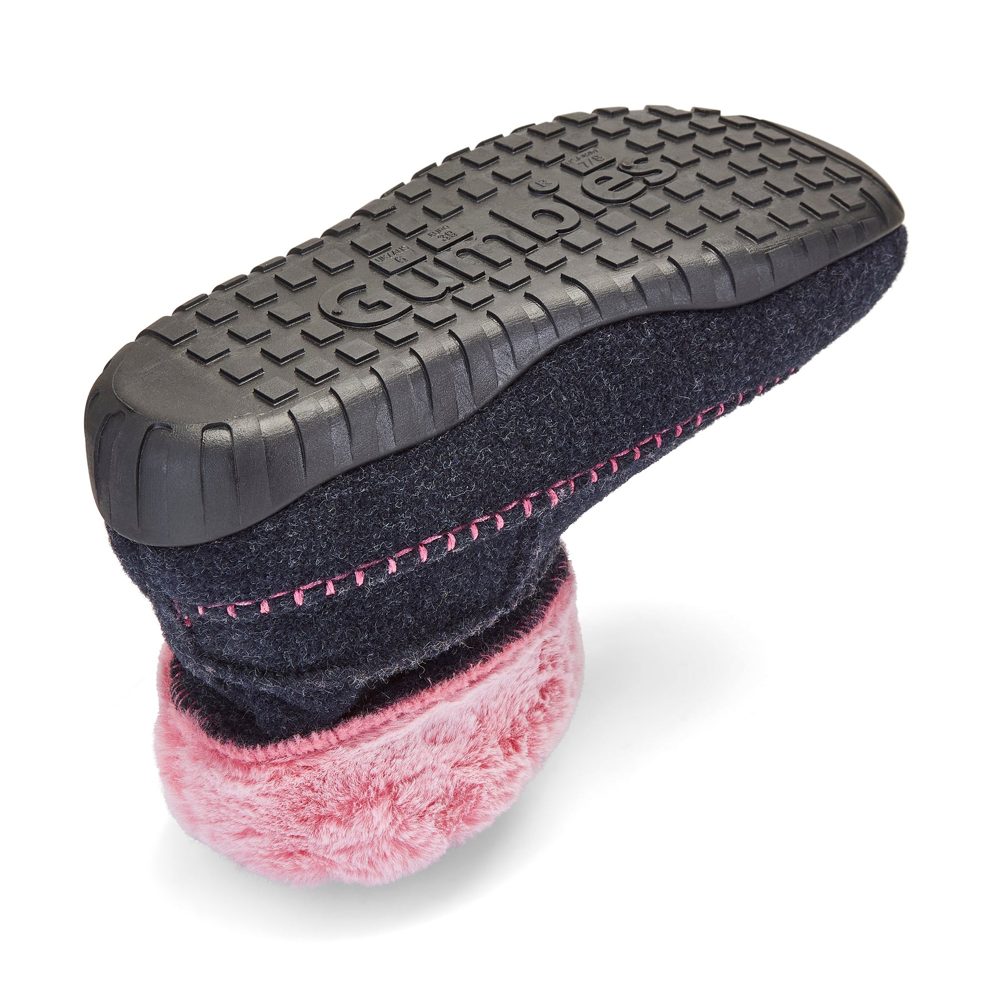 Ossa High - Women's - Navy & Pink Ossa High Slippers Gumbies