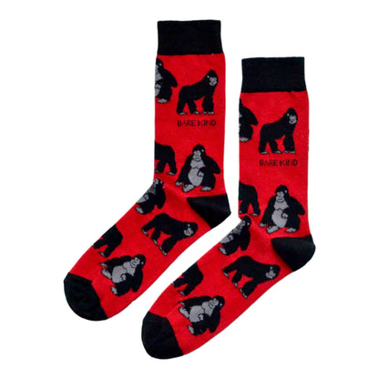 Save the Gorillas Bamboo Socks Socks Bare Kind