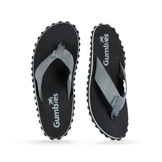 Duckbill - Flip-Flops - Women's - Black & Grey Duckbill Flip-Flops Gumbies