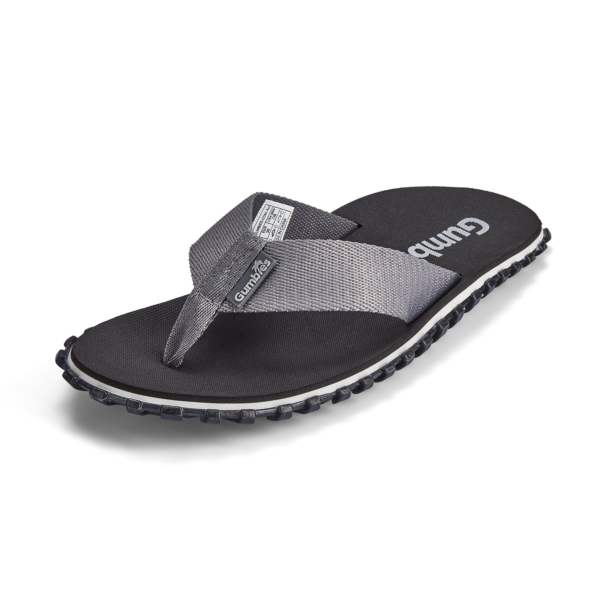 Duckbill - Flip-Flops - Women's - Black & Grey Duckbill Flip-Flops Gumbies