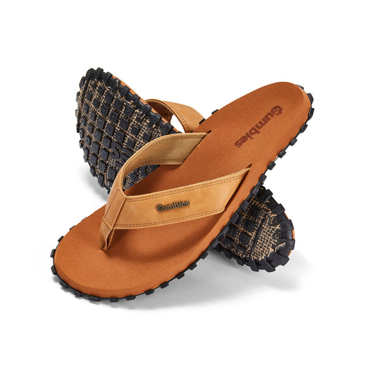 Vegovert Flip-Flops - Women's - Tan Vegovert Flip-Flops Gumbies