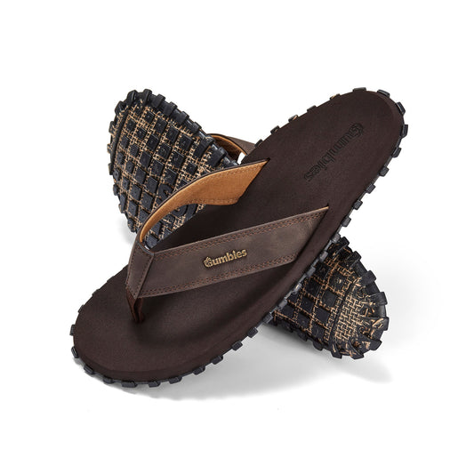 Vegovert Flip-Flops - Women's - Brown Vegovert Flip-Flops Gumbies