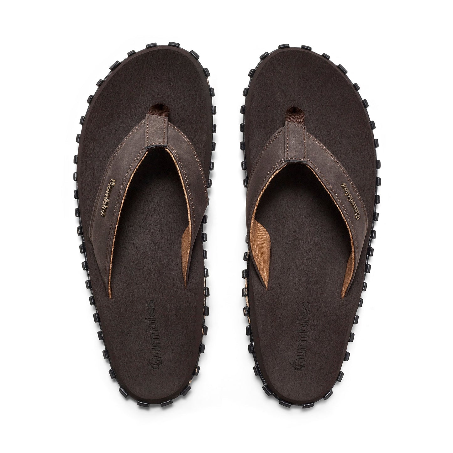 Vegovert Flip-Flops - Men's - Brown Vegovert Flip-Flops Gumbies