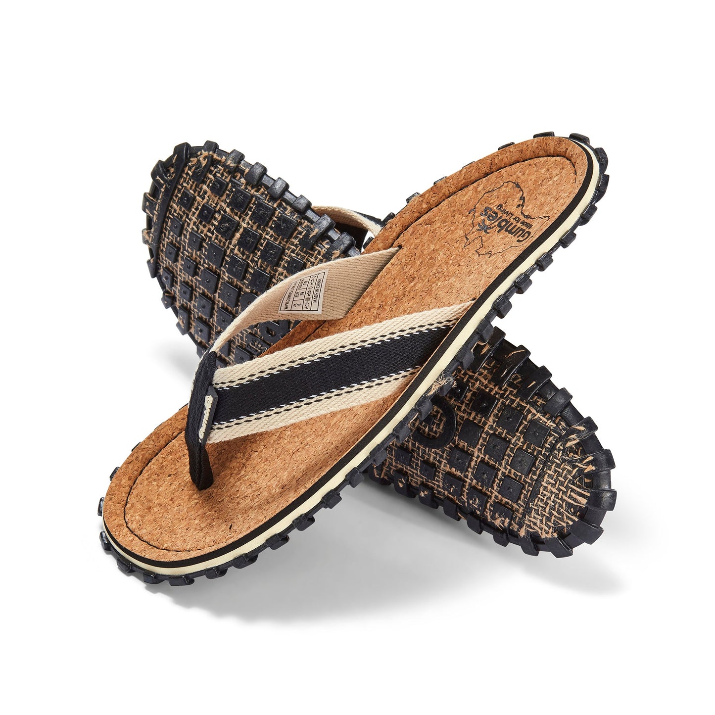 Corker - Flip-Flops - Women's - Black Corker Flip-Flops Gumbies