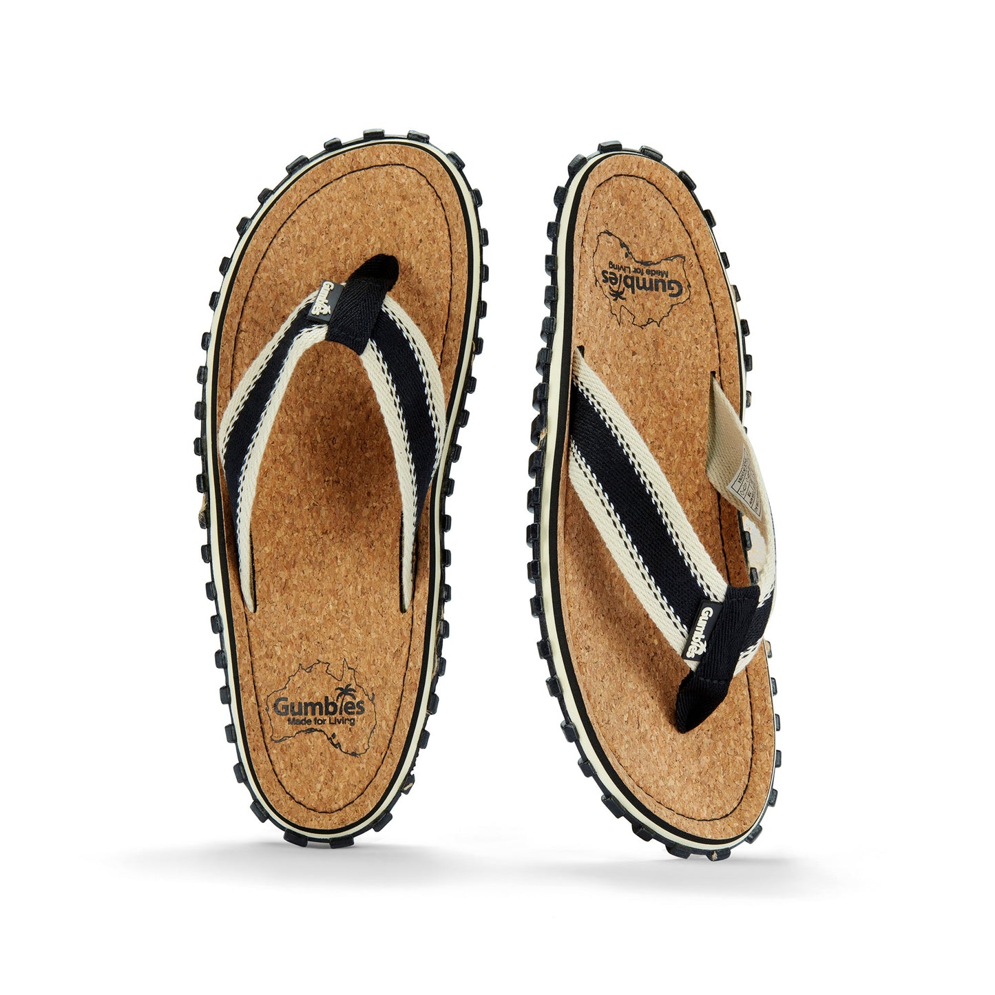 Corker - Flip-Flops - Men's - Black Corker Flip-Flops Gumbies